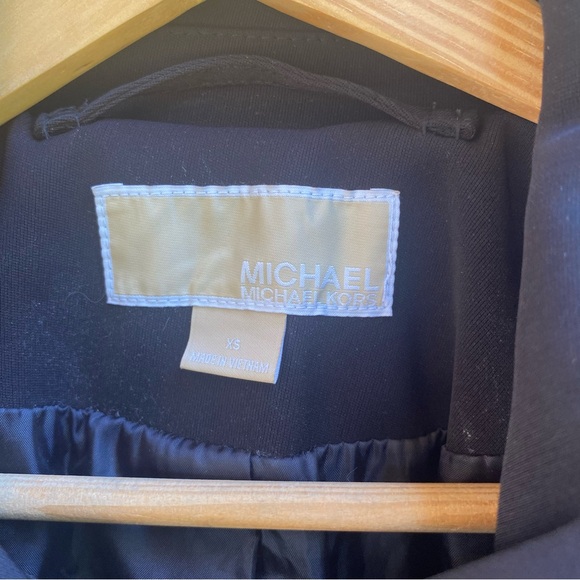 MICHAEL Michael Kors Trench Coat with Chrome Latch Closure - Picture 5 of 7